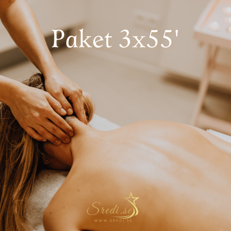 Paket masaža 3 x ’55 – Stvori zdravu naviku!