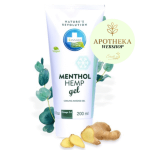 Menthol Hemp Gel – osvježavajući gel za mišiće, zglobove i tetive (organski konopljin ekstrakt)